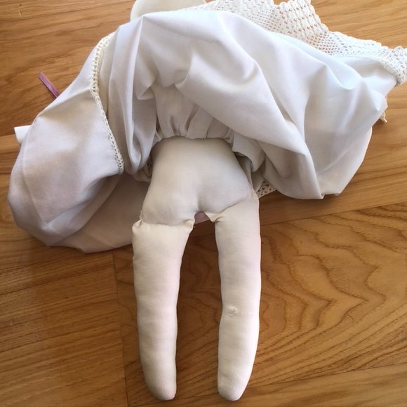 VINTAGE HANDMADE PILLOW CASE PLUSH DOLL - Picture 8 of 12